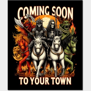 The Four Horsemen of the Apocalypse World Tour Posters and Art